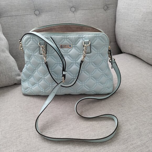 kate spade Handbags - Kate Spade Tale Quilted Shoulder Bag with Gold Accents